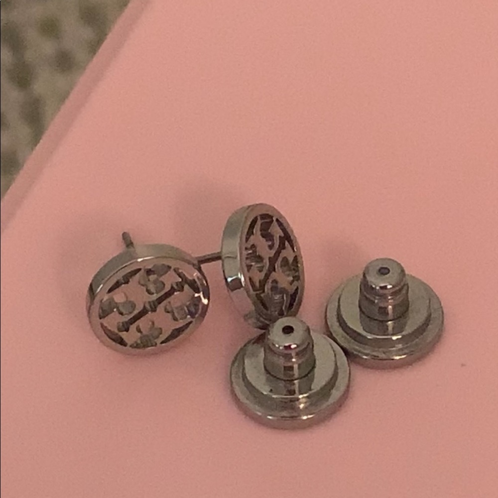 Tory Burch Silver Earrings
